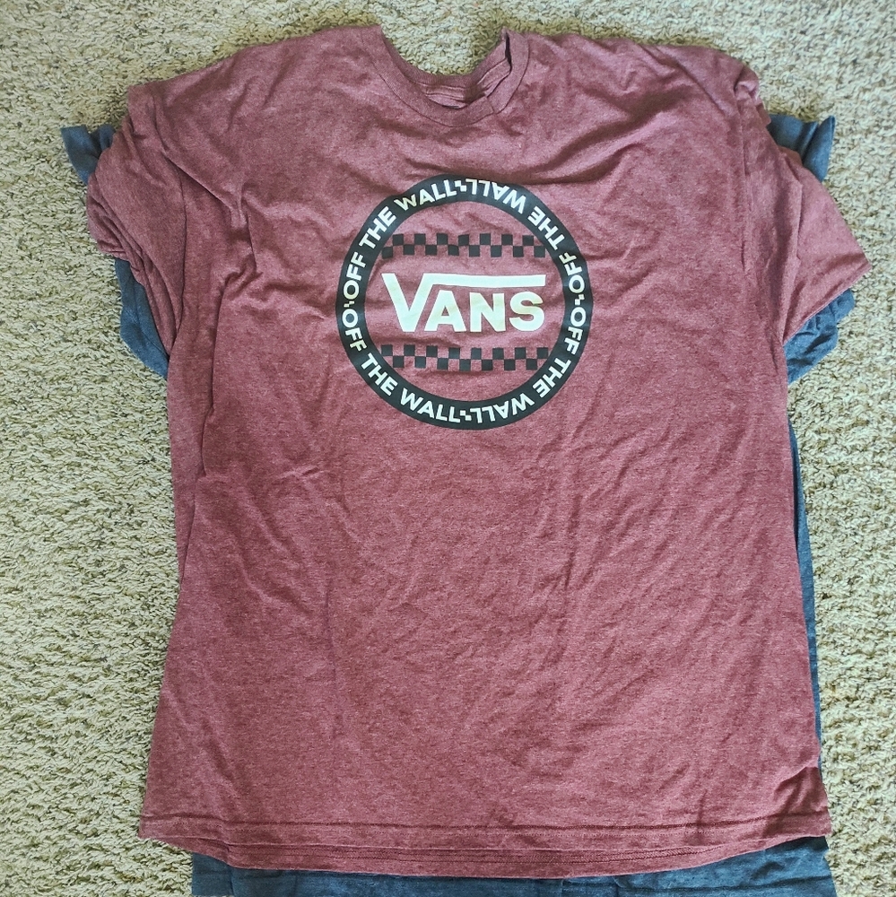 Vans red shirt